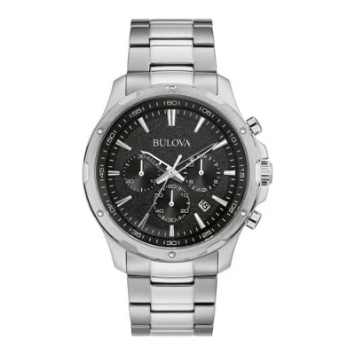 Pre-owned Undisclosed Bulova Stainless Steel Chronograph Watch