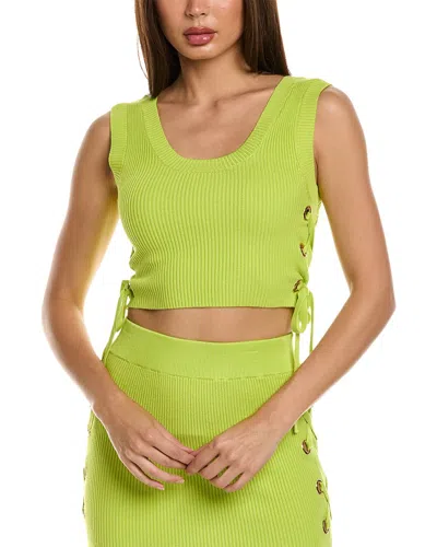 UNDRA CELESTE UNDRA CELESTE LACE-UP GROMMET TANK