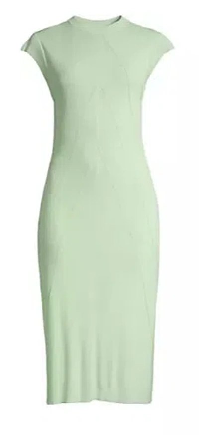 Undra Celeste New York Women's Green Light Knit Midi Dress - Mint