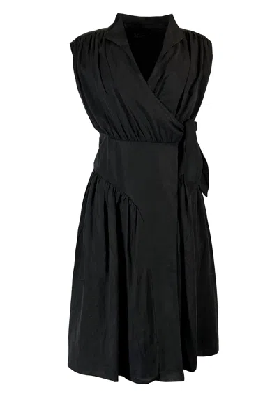 Undra Celeste New York Women's Tammy Wrap Dress - Black