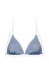 Undress Code Be Adventurous Triangle Bra In Blue