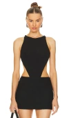 Undress Code Naked Instinct Bodysuit In Black