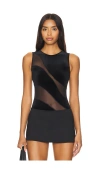 Undress Code Night Creature Bodysuit In Black