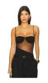Undress Code Serenade Bodysuit In Black