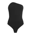 Undress Code Soiree Thong Bodysuit In Black