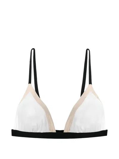 Undress Code You Are Enough Triangle Bra In White