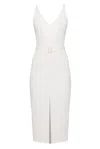 Undress Women's Alberta Off-white Denim Midi Dress In White
