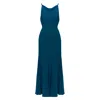 Undress Women's Linea Blue Long Evening Dress With Flattering Skirt