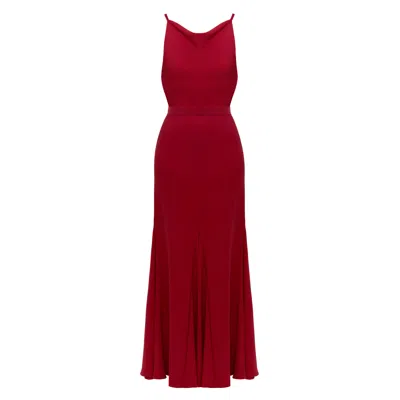 Undress Women's Linea Red Evening Gown With Naked Back
