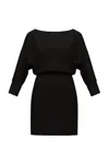 Undress Women's Mina Black Open Shoulder Mini Dress