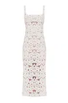 Undress Women's Otilia White Lace The Square Scoop Neckline Wedding Dress