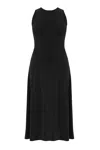 Undress Women's Seba Black Bodycon Midi Dress With Flared Skirt