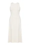 Undress Women's Seba Off-white Bodycon Midi Dress With Flared Skirt