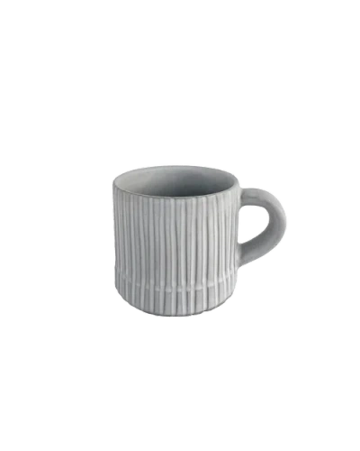 Une Vie Nomade Cloud Lines Mug In White
