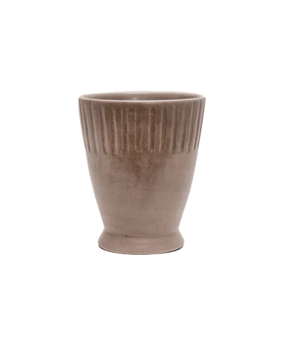 Une Vie Nomade Earth Lines Tumbler In Brown