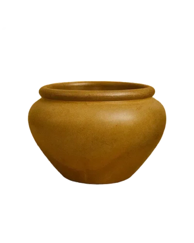 Une Vie Nomade Vintage Bonny Sur Loire Low Pot 1 In Brown