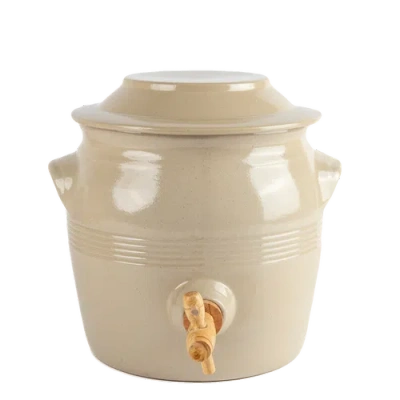 Une Vie Nomade Vintage Vinegar Berry Jar With Lid In Multi