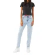 Unemployed Denim Pink Loop Straight Jean In Medium Wash In Multi