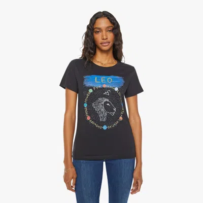 Unfortunate Portrait Leo Zodiac T-shirt In Black