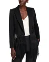 Ungaro Alma Fringe Jacket In Black