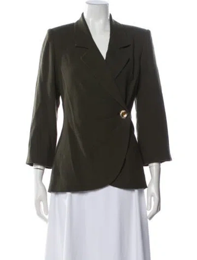Pre-owned Ungaro Blazer In Green