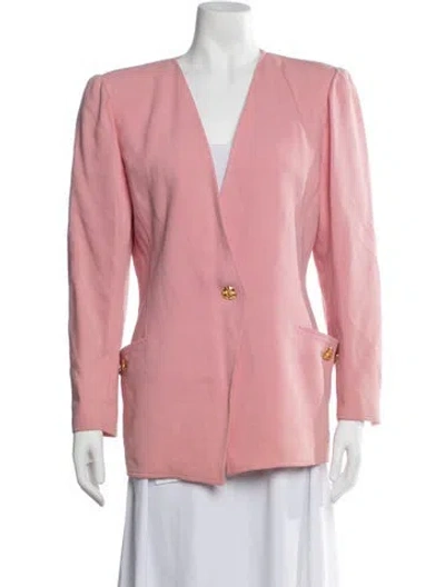 Pre-owned Ungaro Blazer In Pink