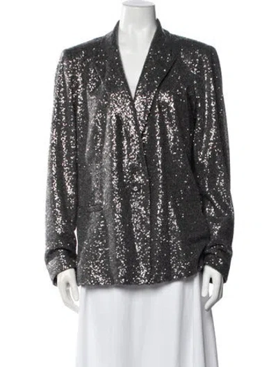 Pre-owned Ungaro Blazer In Silver