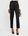 Ungaro Cropped Cigarette Pants In Black