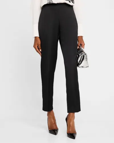 Ungaro Cropped Cigarette Pants In Black
