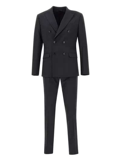 Ungaro Double-breasted Suit In 黑色