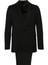 Ungaro Double-breasted Wool Suit In Black