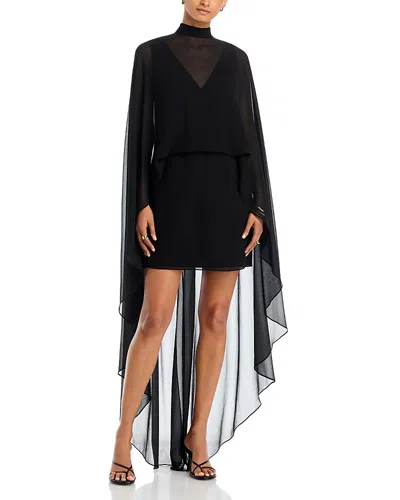 Ungaro Esme Cape Dress In Black