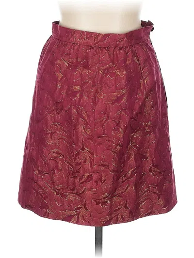 Pre-owned Ungaro Formal Skirt In Burgundy
