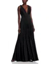 UNGARO HAZEL PLEATED DRESS