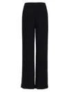 Ungaro Bella High-rise Straight-leg Velvet Pants In Black