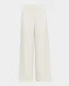 Ungaro Kai Wide-leg Satin Pants In Black