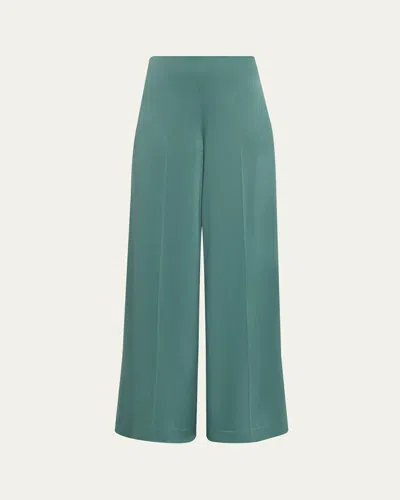 UNGARO KAI WIDE-LEG SATIN PANTS