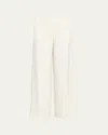 Ungaro Kai Wide-leg Satin Pants In White