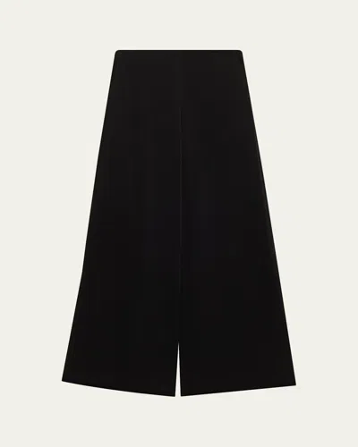 Ungaro Kai Wide-leg Satin Pants In Black