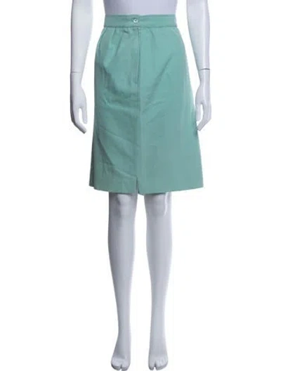 Pre-owned Ungaro Knee-length Skirt In Green