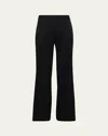 Ungaro Kyra Flare-leg Satin Pants In Black