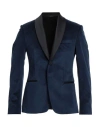 Ungaro Man Blazer Blue Size 38 Polyester In Blue