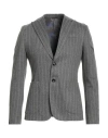 Ungaro Man Blazer Grey Size 42 Virgin Wool, Viscose, Elastane In Multi