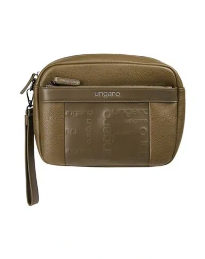 Ungaro Man Handbag Military Green Size - Technical Fibers
