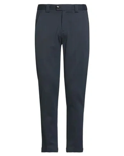 Ungaro Man Pants Midnight Blue Size 34 Cotton, Nylon, Elastane