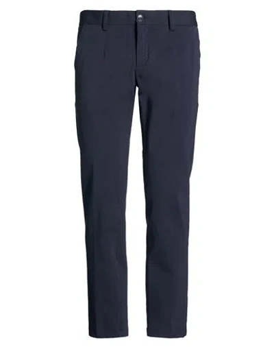 Ungaro Man Pants Midnight Blue Size 34 Cotton, Nylon, Elastane