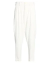 Ungaro Man Pants White Size 28 Polyester, Viscose, Elastane