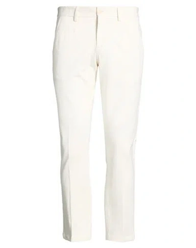 Ungaro Man Pants White Size 40 Viscose, Nylon, Elastane
