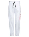 Ungaro Man Pants White Size L Cotton, Polyester In White