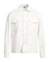 Ungaro Man Shirt Ivory Size 38 Cotton, Elastane In White